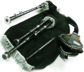  Irish Brain Boru Practice System African Blackwood Bagpipe Set